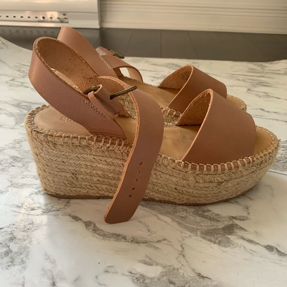 Soludos platform leather espadrilles - Picture 4 of 6